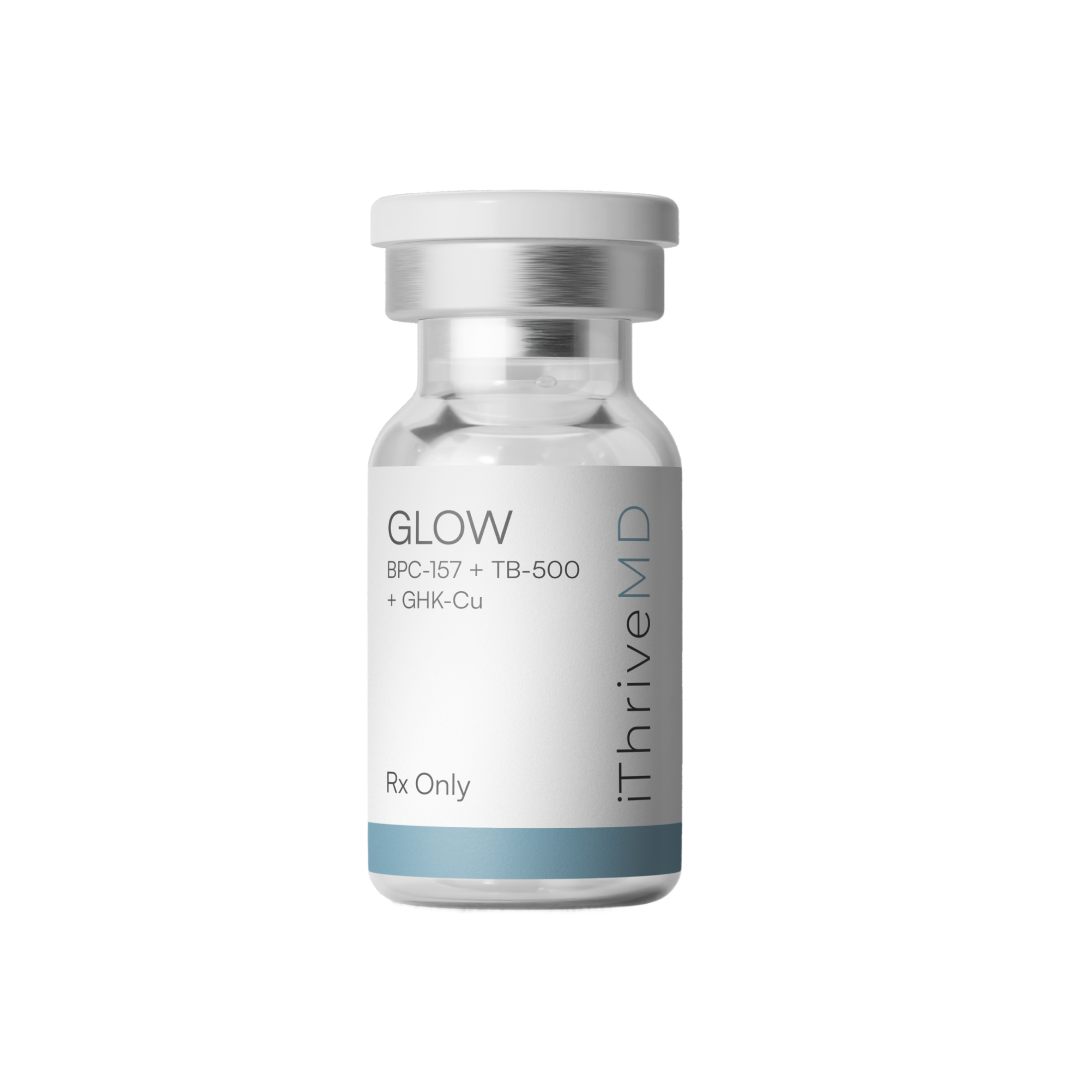 Glow peptide vial
